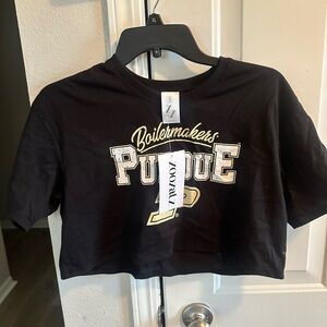 Zooy Boilermakers Black Crop Top